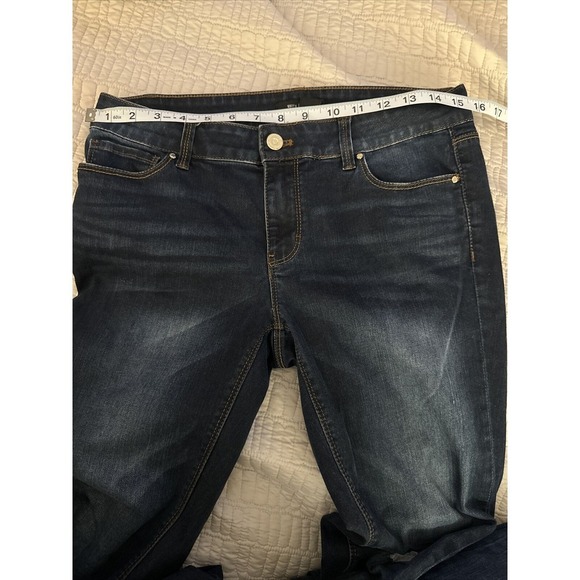 White House Black Market Denim - White House Black Market Womens Skinny Leg Blue Denim Jeans Size 4R GUC